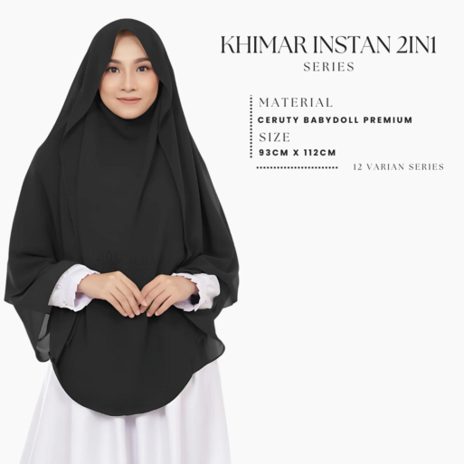 Khimar Instan 2in1 Series - Gambar 2