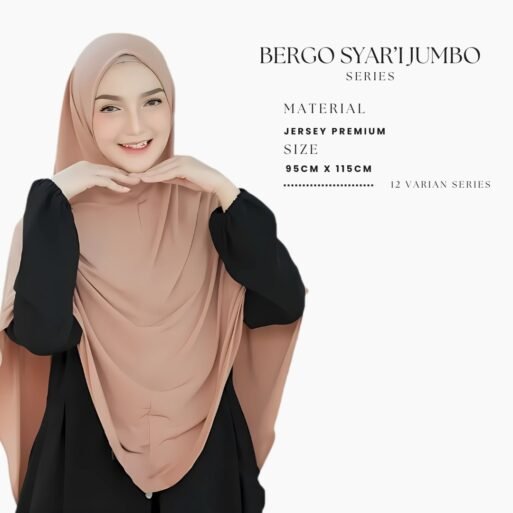 Bergo Syar'i Jumbo Series - Gambar 2