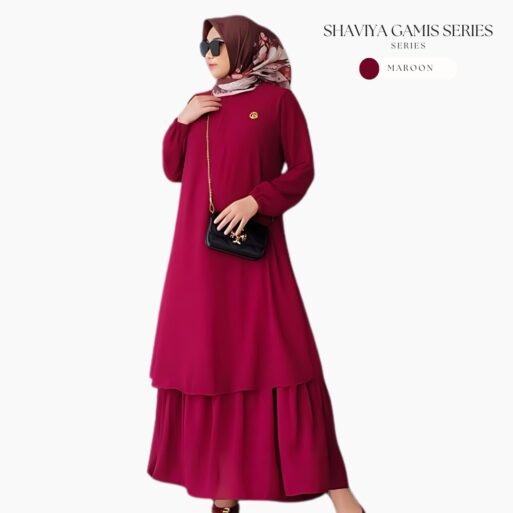 Shaviya Gamis Ceruty Fashionable - Gambar 6