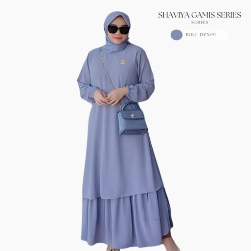 Shaviya Gamis Ceruty Fashionable - Gambar 8